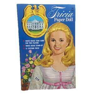 1970 Tricia Nixon Whitehouse Paper Doll Books Unused Uncut {92}